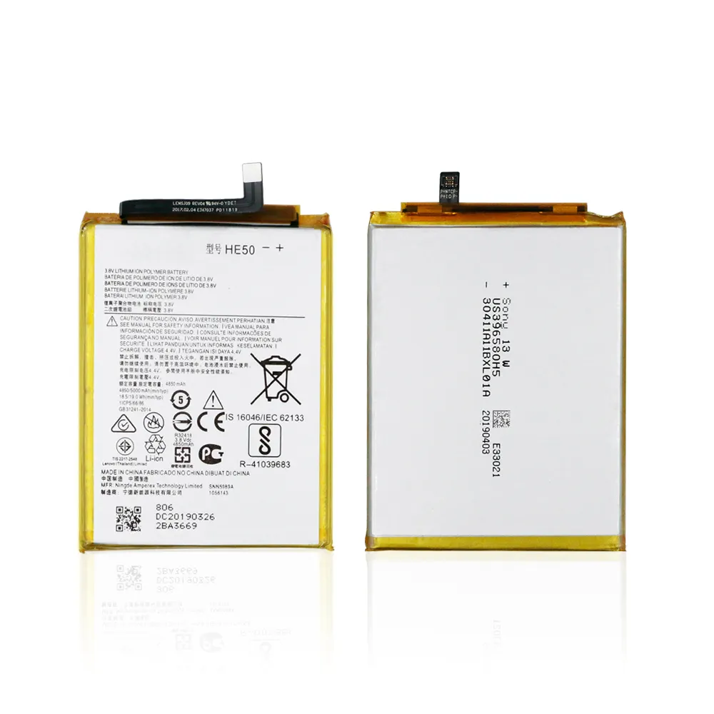 5000mAh HE50 de la batería para Motorola Moto E4 Plus Baterías de reemplazo de XT1773 XT1775 XT1771 XT1774 E5 más batería