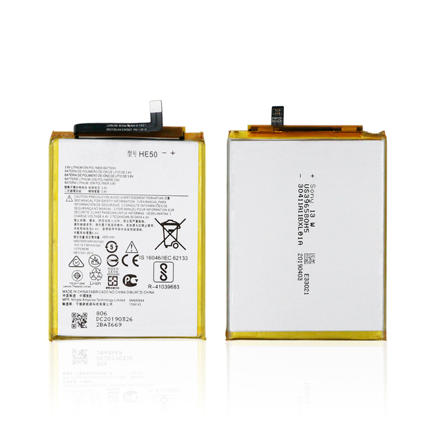 5000mAh HE50 Battery for Motorola Moto E4 Plus Mobile Batteries Replacement XT1773 XT1775 XT1771 XT1774 E5 Plus Bateria