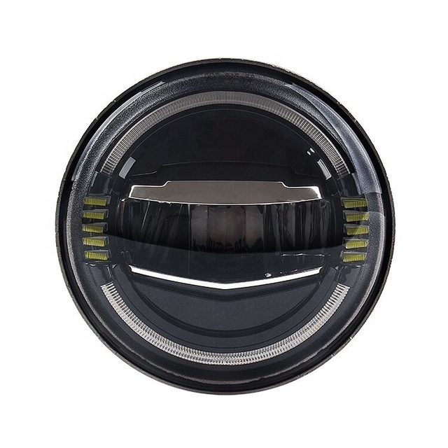 ASEND 7 Inch LED Headlights Hi/Lo Beam DRL TURN Dynamic Blue Halo Dynamic Car Accessories for Headlight Lighting