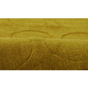 Alfombra Moderna Hecha a Mano de Lana Color Mostaza |   Alfombra Sólida con Textura para una Decoración Elegante del Hogar, Regalo de Navidad - Product Image 5
