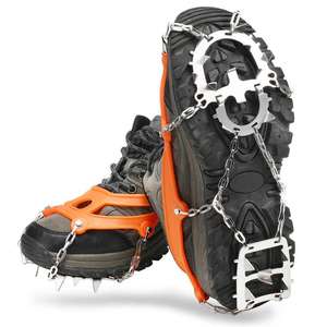 Chaussures d'extérieur antidérapantes à 18 dents, griffe de glace, pinces, Crampons, hiver, escalade, Camping, randonnée, chaussures de <span class=keywords><strong>neige</strong></span> - Product Image 1