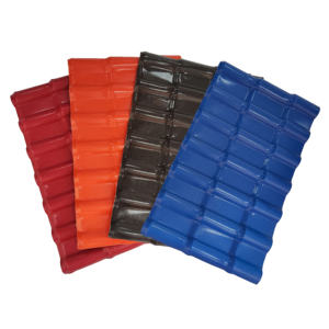 Tuiles de toiture ondulées en <span class=keywords><strong>PVC</strong></span> haute densité et en résine synthétique |   Tôles de toiture ignifuges et résistantes à la chaleur pour une utilisation durable dans les maisons - Product Image 2