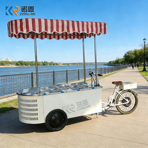 Carrito Triciclo Congelador de Helados <span class=keywords><strong>Comercial</strong></span> para Venta Móvil de Alimentos en Mercado Callejero <span class=keywords><strong>y</strong></span> Venta de Postres Congelados - Product Image 3