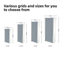 Altavoz de Columna de Sonido Montado en Pared de Aleación de Aluminio Impermeable, 2-5 Canales, Alimentado por Batería Externa, para Transmisión Pública en Campus