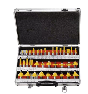 <span class=keywords><strong>35</strong></span> pièces/ensemble 1/2 tige bois coupe coupe formant Kit d'outils de fraisage - Product Image 3