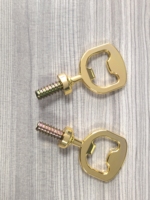 Ouvre-bouteille en métal à visser, insert en alliage de zinc, accessoire de quincaillerie pour ouvre-bouteille à vin DIY avec manche en bois