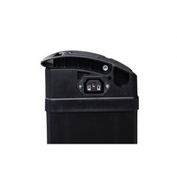 Boîtier de batterie de vélo électrique ALX061B vide, compatible 36V-72V, pour cellules 18650/21700, en ABS+PC résistant aux chocs, personnalisable, solution tout-en-un