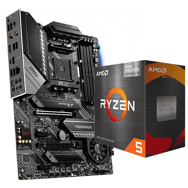 MSI MAG X570 TOMAHAWK WIFI Used Motherboard Supports AMD Ryzen 5 5600G and Ryzen 7 5700G Processors for Socket AM4