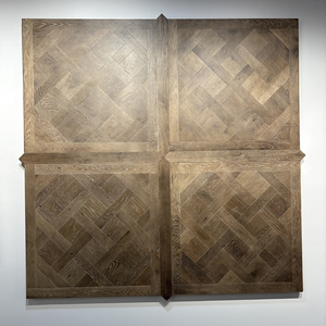 Pisos de ingeniería de madera dura de madera <span class=keywords><strong>Precio</strong></span> competitivo 1000*1000mm Hot New Versailles <span class=keywords><strong>Parquet</strong></span> Floor Oak - Product Image 1