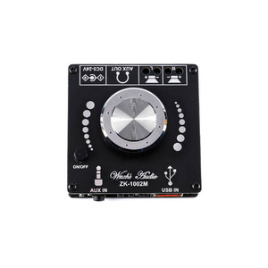 Módulo de Placa Amplificadora Digital Estéreo MINI 2.0 <span class=keywords><strong>ZK</strong></span>-<span class=keywords><strong>1002M</strong></span>, Múltiples Entradas, 100W*2 - Product Image 1