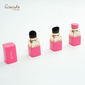 Pinceaux de maquillage de luxe OEM multifonctionnels, mini, portables, durables, abordables, pour le visage, format voyage, véganes, personnalisés, 3 en 1 - Product Image 6