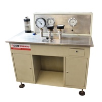 Type plancher-debout Hydraulique pompe d'essai de pression jauge machine testeur Calibrateur de manomètre