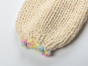 Otoño Invierno nuevo botón <span class=keywords><strong>de</strong></span> una sola botonadura <span class=keywords><strong>de</strong></span> lana <span class=keywords><strong>de</strong></span> punto grueso holgado <span class=keywords><strong>de</strong></span> moda juvenil cuello <span class=keywords><strong>de</strong></span> punto cárdigan suéter abrigo - Product Image 5