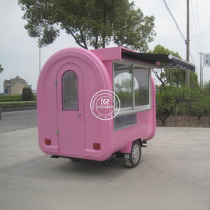 Mini Remolque de Comida Móvil, Mesas de Trabajo de Acero Inoxidable, Construcción de Fibra de Vidrio, Servicio de Comida al Aire Libre, <span class=keywords><strong>Hot</strong></span> Dogs, Burbujas - Product Image 6