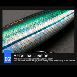 JOHNCOO — leurre flottant gyroscopique en forme de Z, appât artificiel de type Wobbler idéal pour la pêche en Surface, 65/100mm - Product Image 5