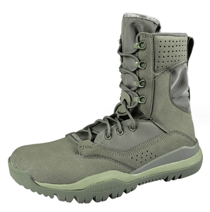 Bottes de combat respirantes DFDB02 en daim pour l'automne et l'hiver – Vert, kaki, gris, noir - Product Image 6