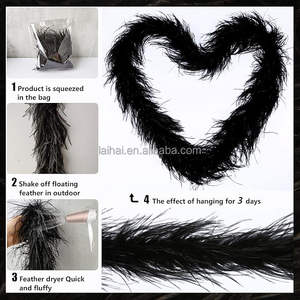 Boas <span class=keywords><strong>de</strong></span> <span class=keywords><strong>Plumas</strong></span> <span class=keywords><strong>de</strong></span> Avestruz <span class=keywords><strong>de</strong></span> 6, 10, 12 y 20 Capas <span class=keywords><strong>con</strong></span> <span class=keywords><strong>Plumas</strong></span> <span class=keywords><strong>de</strong></span> Gallo Desplumadas para Baile, Fiesta, Actuación, Espectáculo, <span class=keywords><strong>Disfraz</strong></span> - Product Image 4