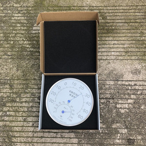 Ebosi Mechanical Pointer Thermometer And Hygrometer Th 250A1 Dial Type Plastic Household Use Without Electricity - Product Image 2