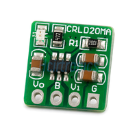 Module de chargeur de batterie au lithium CRLD20MA 3,7 V 500 mA avec sortie LDO 3 V 3,3 V ultra compact 12x11 mm
