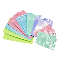 Sacs en plastique de qualité alimentaire personnalisés avec logo du fournisseur, imprimés à l'écran, étanches, refermables pour colliers, bagues, boucles d'oreilles, pierres précieuses
