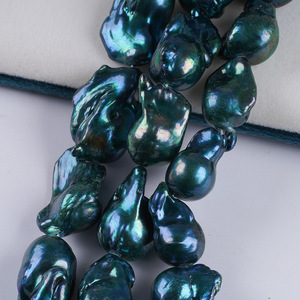 ลูกปัดหินอ่อนบาโรกขนาด 13-17 มม. สำหรับงาน DIY ลูกปัดกึ่งสำเร็จรูปแบบคู่ สำหรับทำเครื่องประดับ ขายส่งจากจูจี - Product Image 2