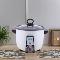 Cuisinière à riz électrique en plastique de haute qualité, 6 tasses, 10 tasses, antiadhésive, portable, forme de tambour réglable, croûte de riz, 2,1-3,0 L