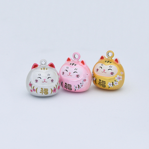 Chuông Hoạt Hình Mèo May Mắn Nhiều Màu 23Mm Chất Lượng Cao 2022 - Product Image 6