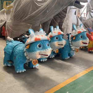 Sgbc2512 Chất lượng cao vui chơi giải trí công viên xe tay ga phim hoạt hình trẻ em khủng long Pin giỏ hàng cho trẻ em - Product Image 4