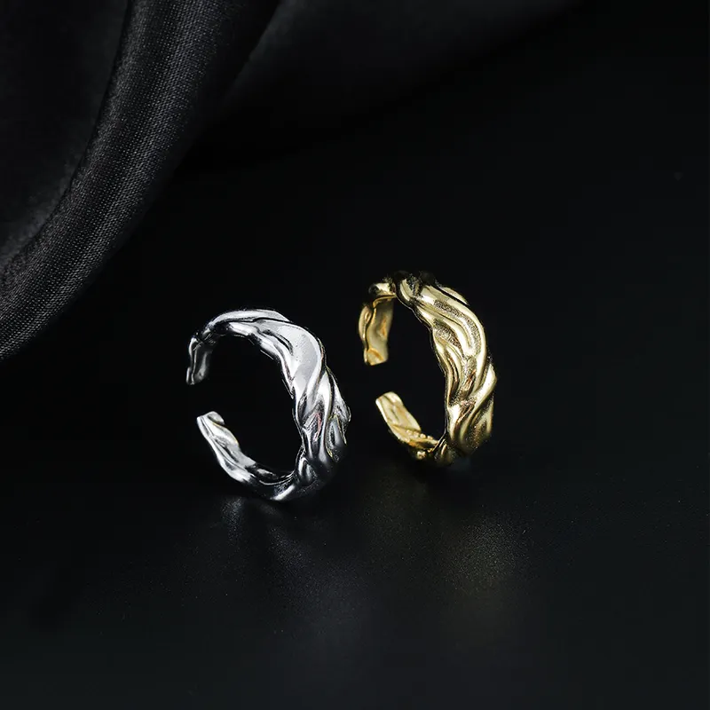 gold plated hand made high quality polishing jewelry couple rings for men