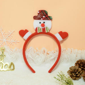 Bandeau de Noël Accessoires pour <span class=keywords><strong>cheveux</strong></span> pour enfants Cadeau de fête Bandeau de <span class=keywords><strong>cheveux</strong></span> en bois de <span class=keywords><strong>cerf</strong></span> pour femmes Filles Fête - Product Image 4