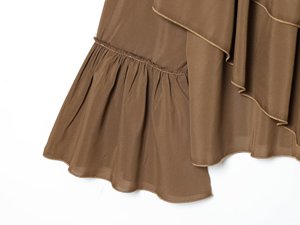 Camicia da donna 2025 nuova moda casual elegante con decorazioni laminate asimmetriche, camicia retrò chic a maniche lunghe. - Product Image 4