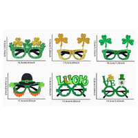 Regalos de Recuerdo para Fiestas, Adornos de Estilo Irlandés, Gafas Divertidas con Diseño de Trébol para el Día de San Patricio, Gafas Temáticas Irlandesas