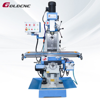 Fraiseuse universelle horizontale à tête pivotante de haute précision écologique GOLDCMC ZX6350 220V MT4, fabriquée par un fabricant professionnel