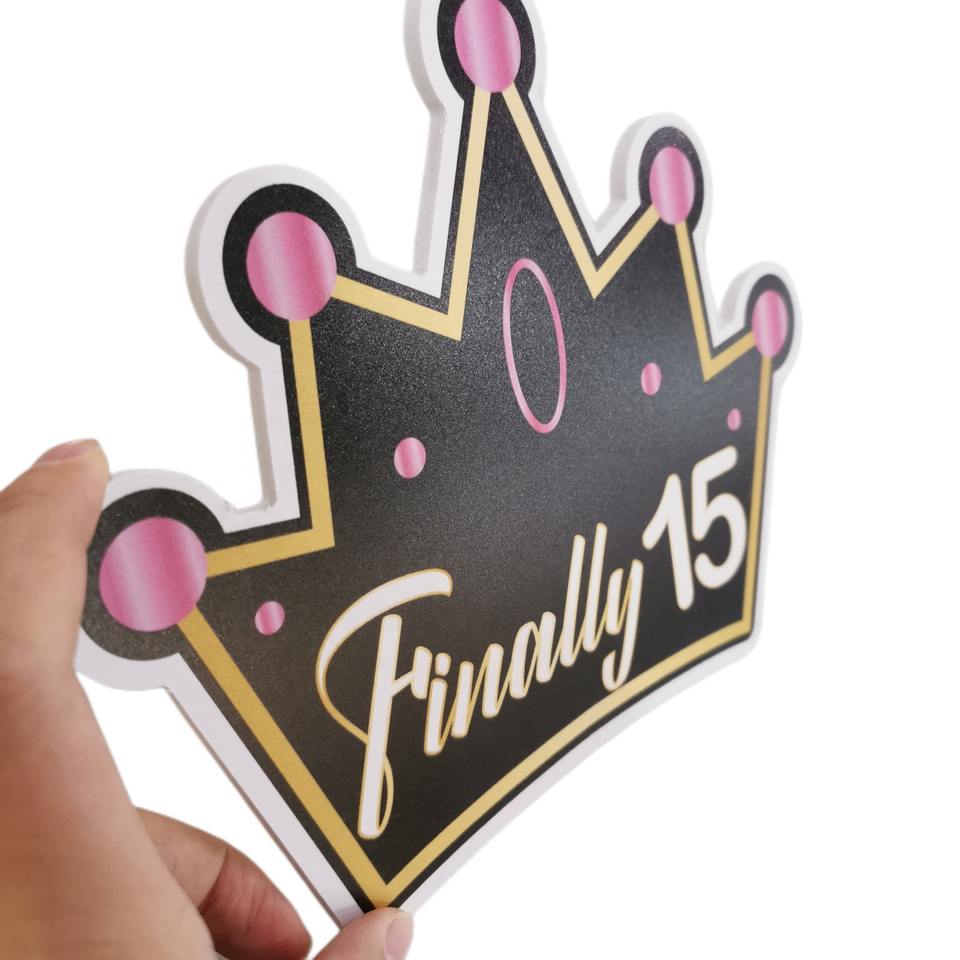 Double Sided Uv Printing 5mm Pvc Foam Board Wedding Birthday Party Christmas Photo Booth Props