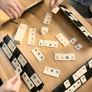 Juguetes Educativos, Juego de Cartas de Rummy Israelí Estándar, Plástico Ecológico, Juego de Mesa Informal para Adultos - Product Image 3