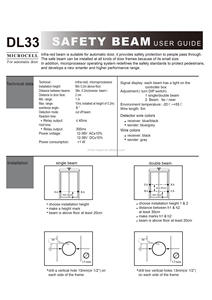 Dl33 đơn kép hồng ngoại an toàn chùm cảm biến quang điện cho cửa trượt tự động - Product Image 3