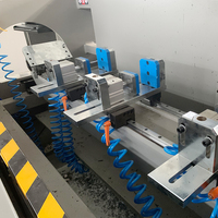 Centro de Procesamiento de Perfiles de Aluminio CNC, Máquina de Perforación y Fresado de Perfiles de PVC y UPVC, Control Remoto, Puerta y Ventana Automáticas