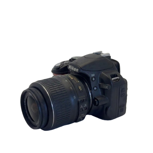 Original Used Nikons D3100 DSLR Camera Kit 18-55mm VR Lens 14.2MP 1080p A+Grade Refurbished for Beginner Wholesale Retail Resale