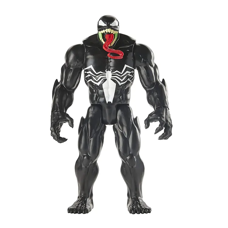 Spider-Man Maximale Venom Titan Hero Venom Action Figure, Geïnspireerd Door De Marvel Universe, blast Gear-Compatibel Back Poort