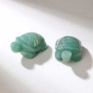 Proveedor Profesional de Figuras de Animales Talladas a Mano de 1.5 Pulgadas, Escultura de Tortuga de Cristal, Adorno de Tortuga para Decoración del Hogar - Product Image 2