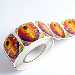 สติกเกอร์ฉลากกันน้ำแบบม้วน พิมพ์ลายตามสั่ง สำหรับบรรจุภัณฑ์ขวด ปั๊มนูนลายทอง สำหรับอาหารสัตว์เลี้ยง พิซซ่า - Product Image 5