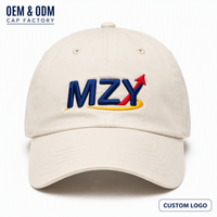 Casquette de mariage personnalisée non structurée en coton 100% brodée avec des fils d'or et d'argent pour la mariée et le marié