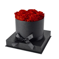 Groothandel handgemaakte Valentijnsdag Moederdag Kerstcadeau Eeuwige Gedroogde Natuurlijke Ge conserveerde Bloemen Eeuwige Rozen Doos Bulk