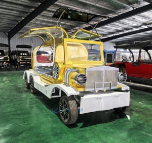 Nuevo Coche Fúnebre Clásico de la Marca ZHENDA Directamente de Fábrica, de Henan, Eléctrico, de Alta Calidad, Estilo Antiguo - Product Image 4