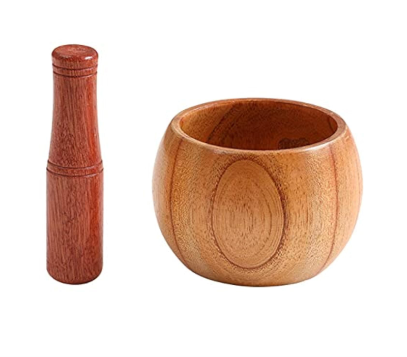 New Style Handmade Wooden Mortar and