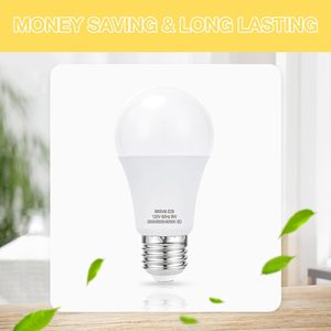 หลอดไฟ LED ทรงกลม 3W 5W 7W 9W 12W 15W 18W ขั้ว E27 B22 วัสดุ PC CRI 80 สำหรับใช้ในบ้าน - Product Image 4