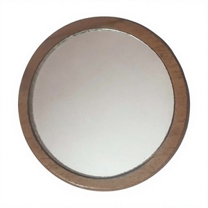 Mother Pearl Inlay Wooden Mirror Floral Style Stone Material <b>Abalone</b> Sea <b>Shell</b> & Flower Design for Gifts & Giveaways - Product Image 1