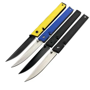 CEO 7096 Outdoor Plastic Handle Folding Pocket Knife Camping Survival EDC Tactical Knives with Clip