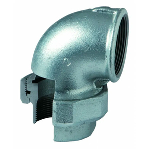 Coude en acier au carbone galvanisé 1 \ "1/4 \" Buse conique femelle/femelle Connecteurs de plomberie standard ASTM Tailles de tuyauterie 50mm 14mm - Product Image 2