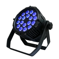 Projecteur LED PAR AOPU Super Lumineux 18x10W RGBWA UV Étanche IP65 pour Scène Extérieure